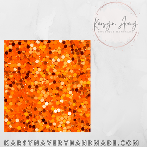 Orange Sequins