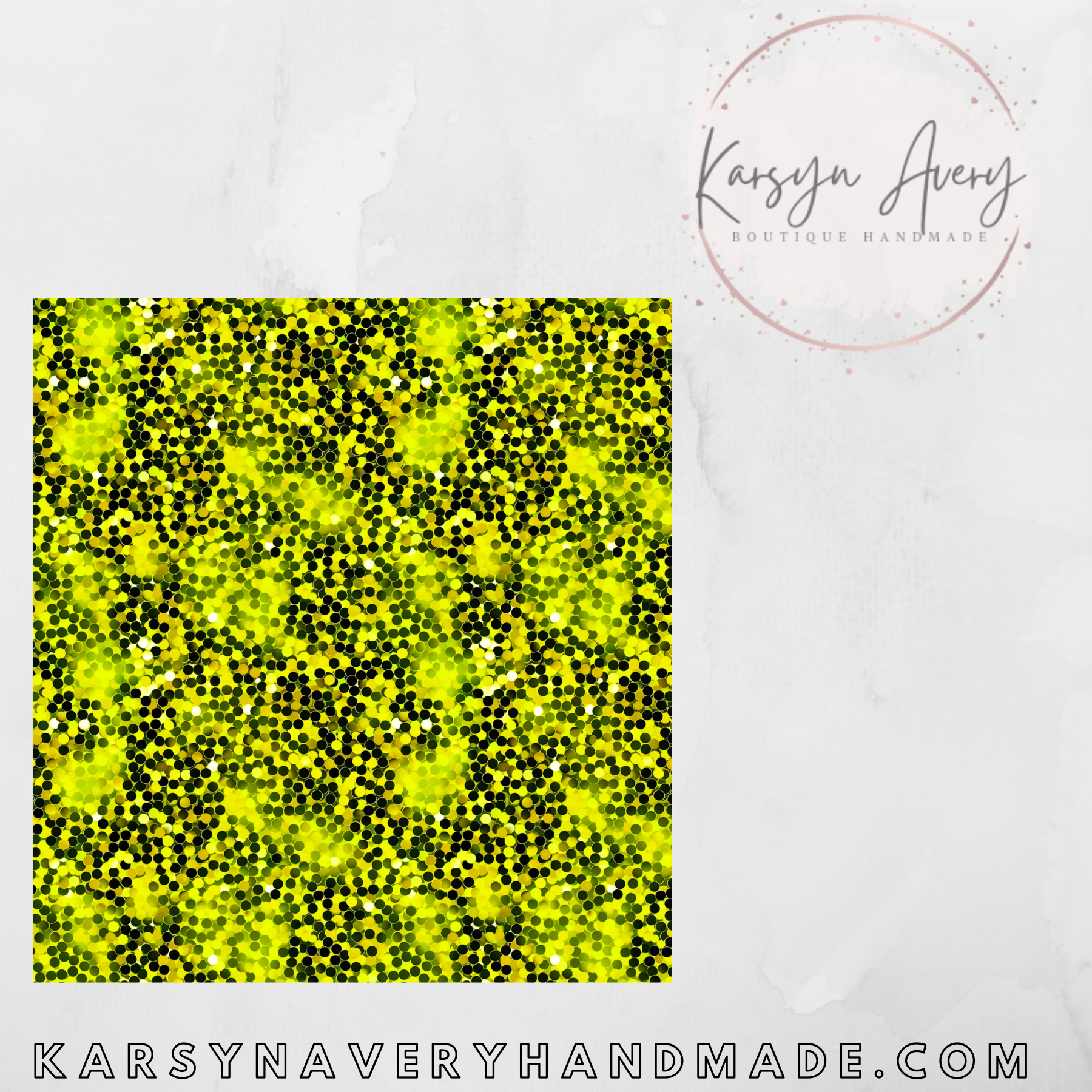 Neon Yellow Sequins