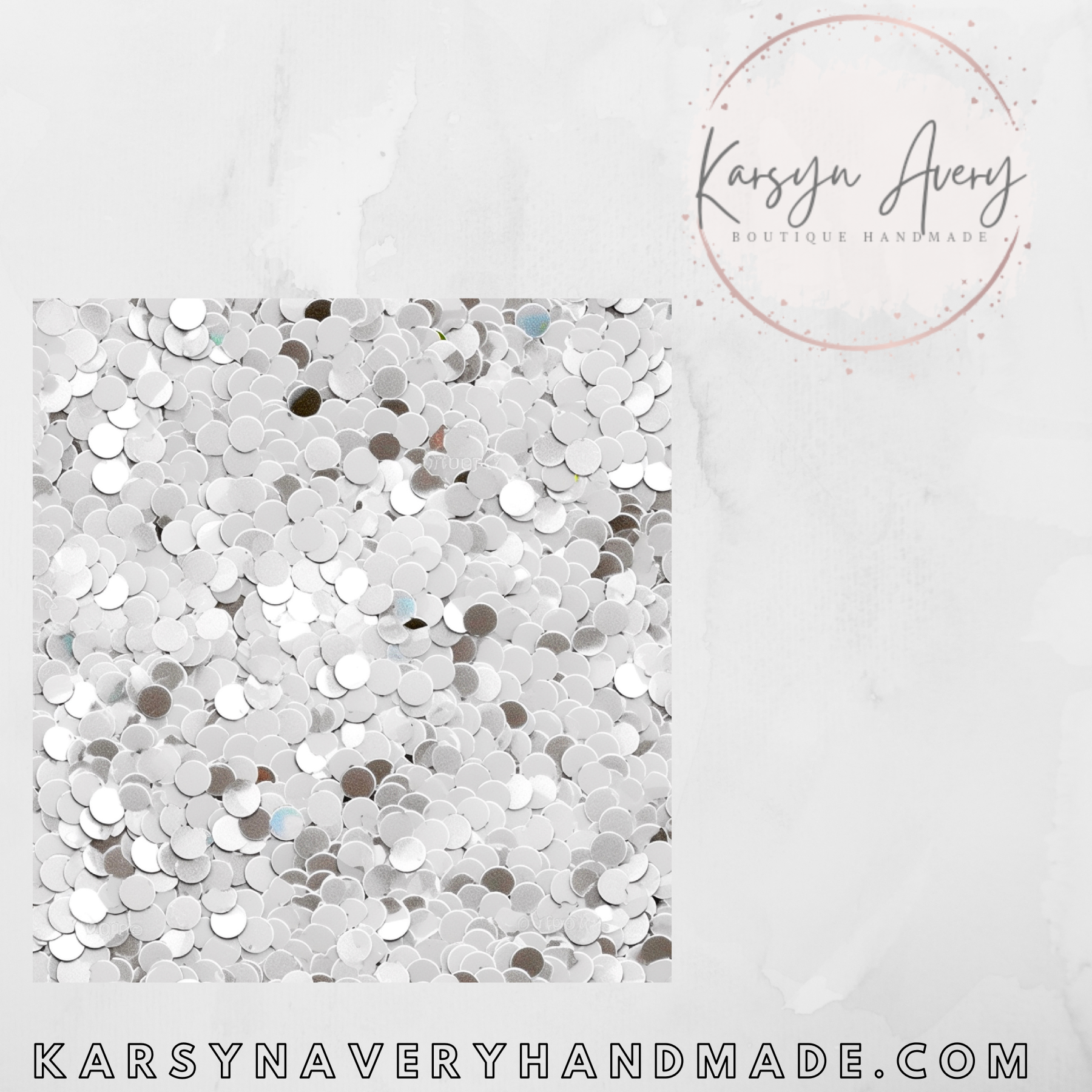 White Sequins