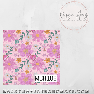 Pink Mushy Floral