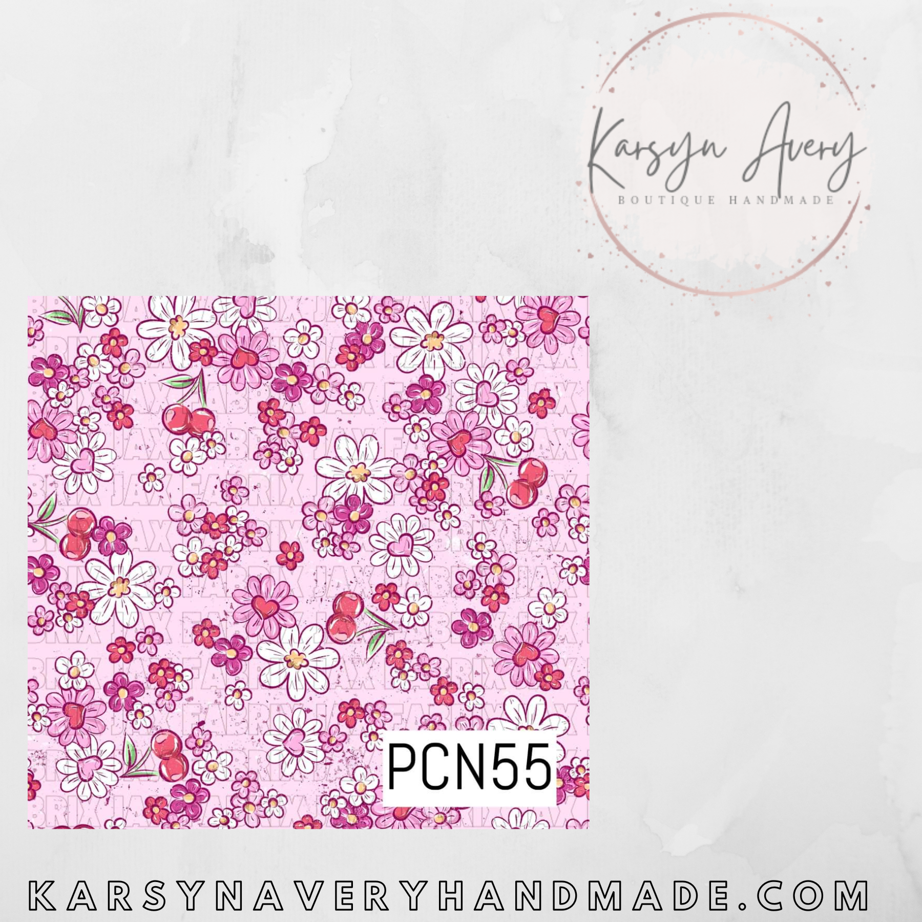 Cherry Floral Pink