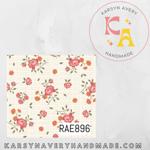 Dainty Orange Floral