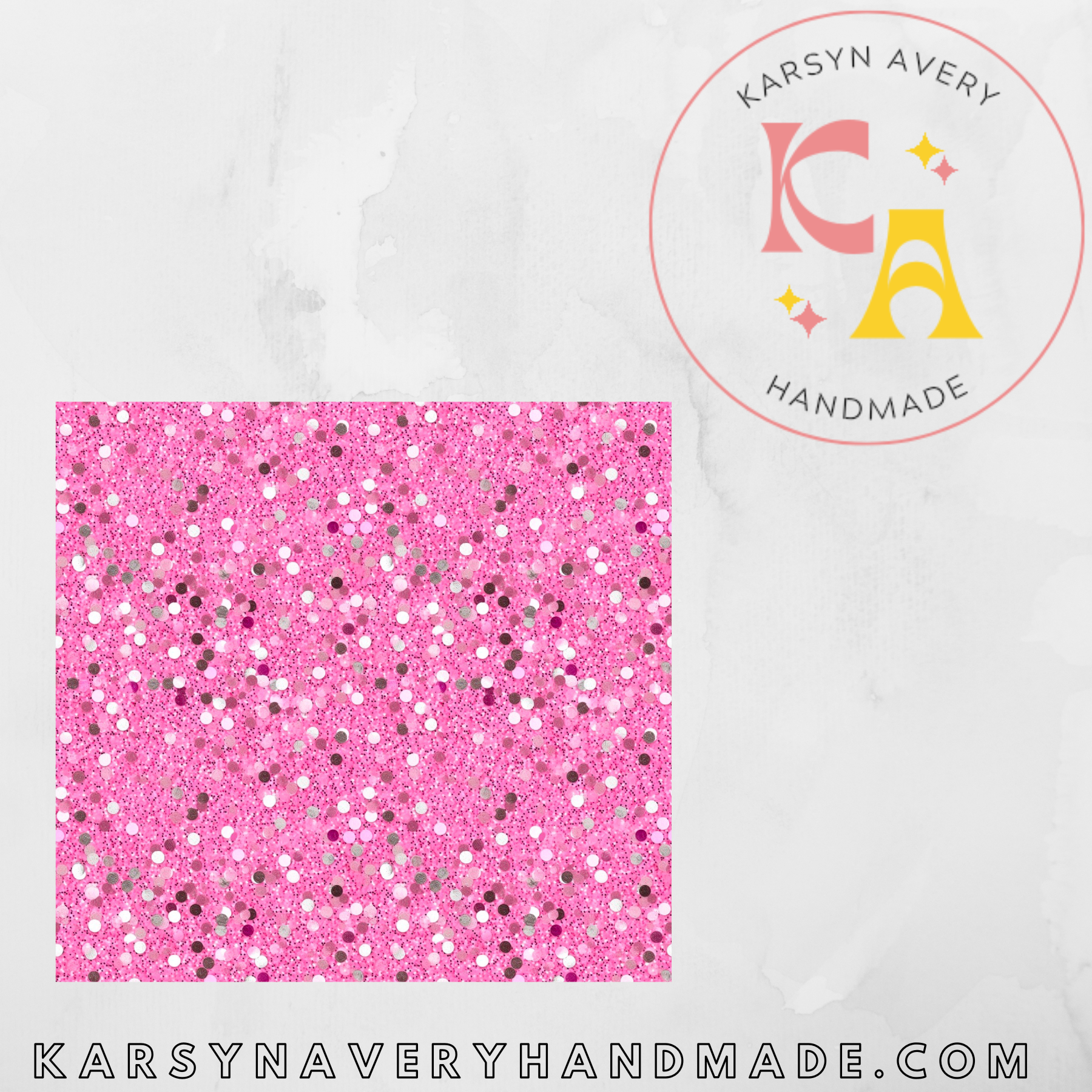 Pink Silver Sequins