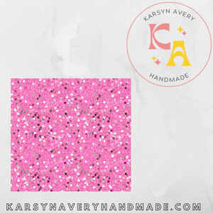 Pink Silver Sequins
