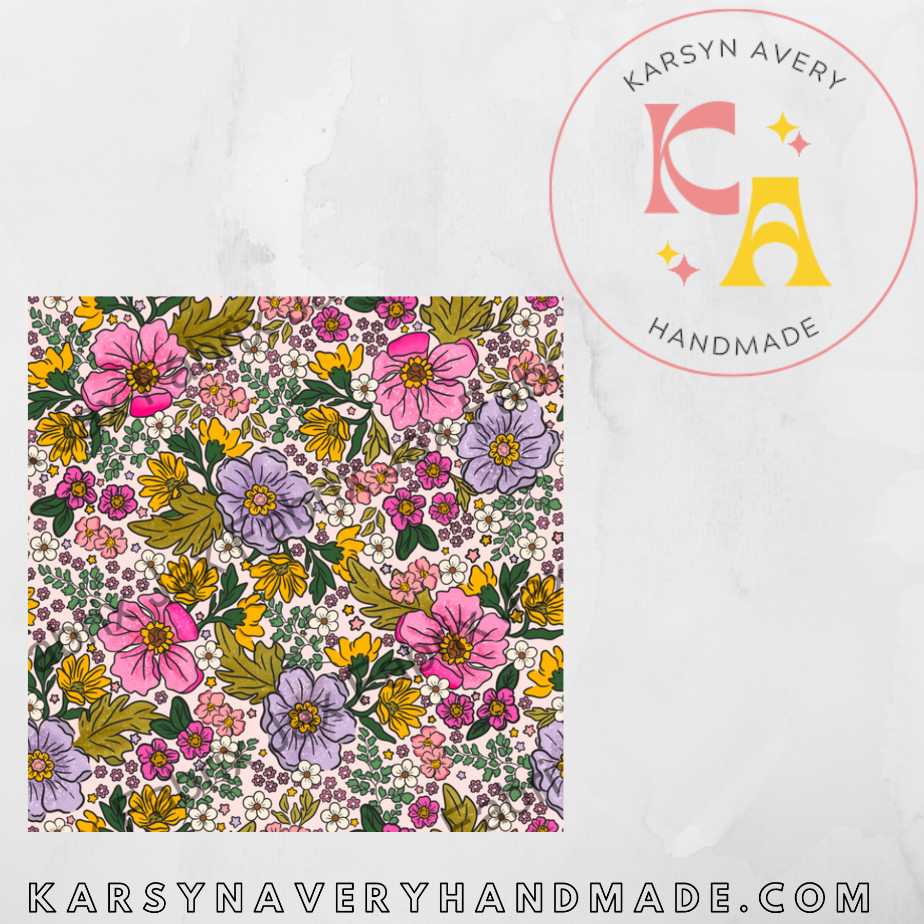 Pink/Lavender Floral