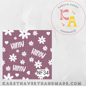 Girly Floral Name